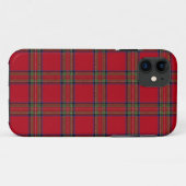 Royal Stewart Tartan Plaid iPhone, Plus, Pro Coque (Dos (Horizontal))