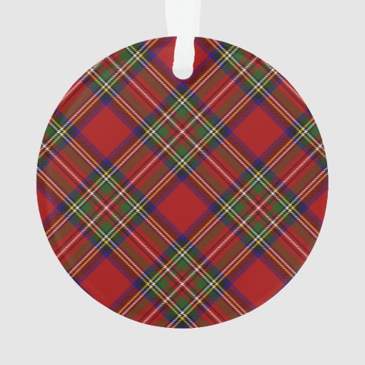 Royal Stewart Tartan Plaid Scottish Motif (dos)