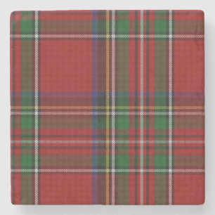 Royal Stewart Tartan Plaid Stone Onderzetter