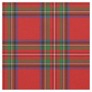 Royal Stewart Tartan Print Stof