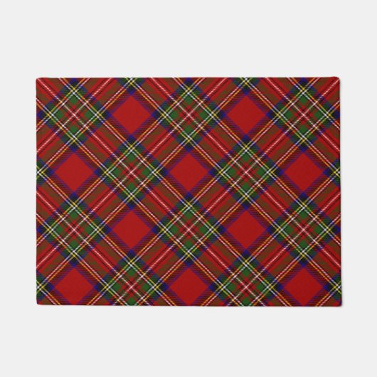 Royal Stewart Tartan Pset Scottish Pattern Deurmat (Voorkant)