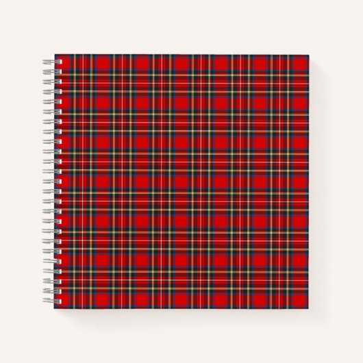 Royal Stewart Tartan Pset Scottish Pattern Notitieboek (Voorkant)