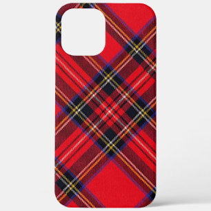 Royal Stewart tartan red black plaid iPhone 12 Pro Max Hoesje