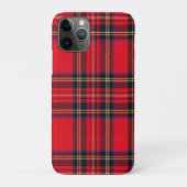 Royal Stewart tartan red black plaid Case-Mate iPhone Case (Achterkant)