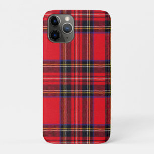 Royal Stewart tartan red black plaid iPhone 11 Pro Hoesje