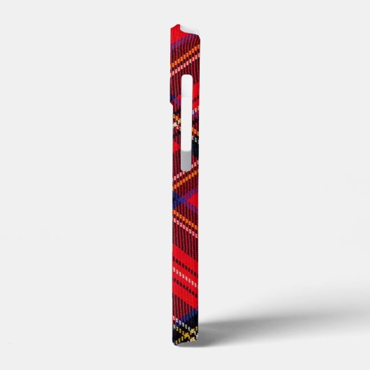 Royal Stewart tartan red black plaid Case-Mate iPhone Case (Achterkant / Links)