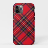 Royal Stewart tartan red black plaid Case-Mate iPhone Case (Achterkant)