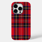 Royal Stewart tartan red black plaid Case-Mate iPhone Case (Achterkant)