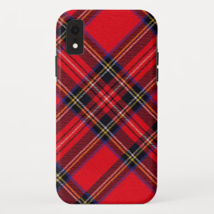 Royal Stewart tartan red black plaid iPhone XR Hoesje