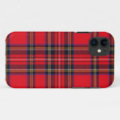 Royal Stewart tartan red black plaid Case-Mate iPhone Case (Achterkant (horizontaal))