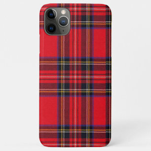Royal Stewart tartan red black plaid iPhone 11 Pro Max Hoesje