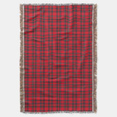 Royal Stewart tartan red black plaid Deken (Voorkant Verticaal)