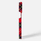 Royal Stewart tartan red black plaid iPhone Hoesje (Rechterkant)