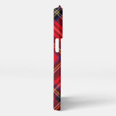 Royal Stewart tartan red black plaid iPhone Hoesje (Rechterkant)