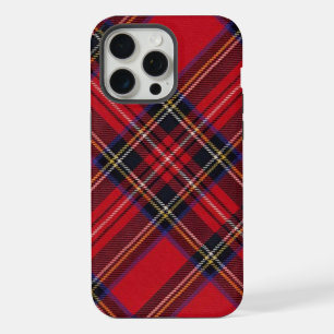 Royal Stewart tartan red black plaid iPhone 15 Pro Max Hoesje