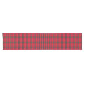Royal Stewart tartan red black plaid Korte Tafelloper (Horizontaal)