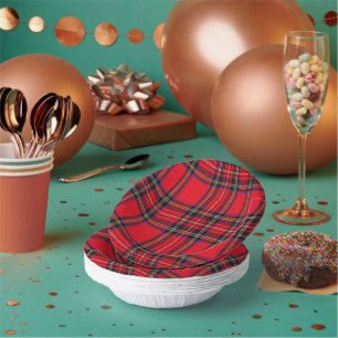 Royal Stewart tartan red black plaid Papieren Kommen