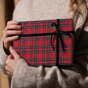 Royal Stewart Tartan Red Plaid Cadeaupapier