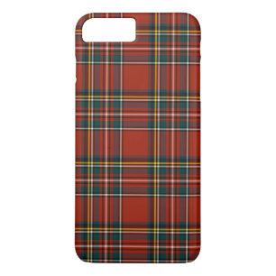 Royal Stewart Tartan Red Pset Pattern iPhone 8 Plus / 7 Plus Hoesje