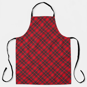 Royal Stewart tartan rood zwart Schort