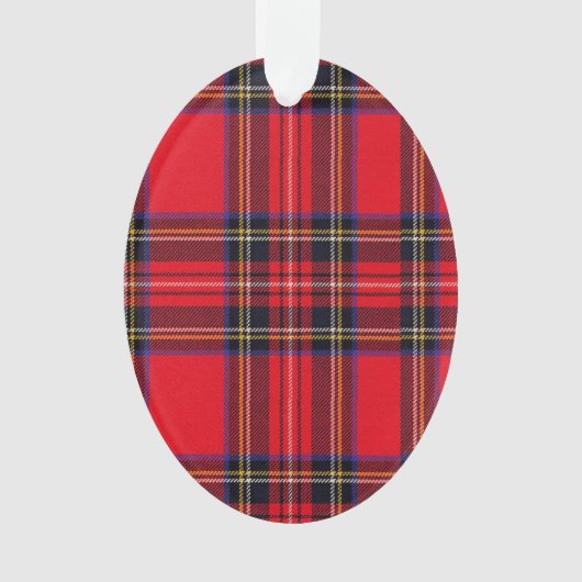 Royal Stewart tartan rouge noir plaid (devant)
