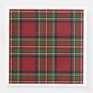 Royal Stewart White Standard Dinner servetten