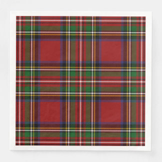 Royal Stewart White Standard Dinner servetten