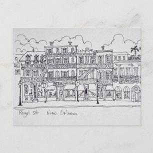 Royal Street   New Orleans, Louisiana Briefkaart