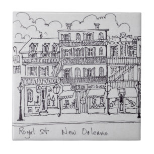 Royal Street New Orleans, Louisiana Tegeltje