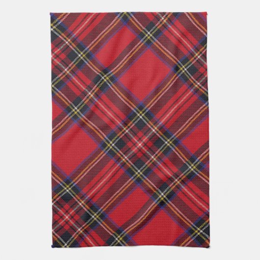 Royal Stuart Tartan Tea Towel Theedoek (Verticaal)