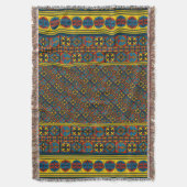 Royal Tapestry Elegance – Spaans Middeleeuws patro Deken (Voorkant Verticaal)