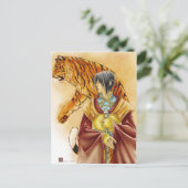 Royal Tiger briefkaart (Staand voorkant)