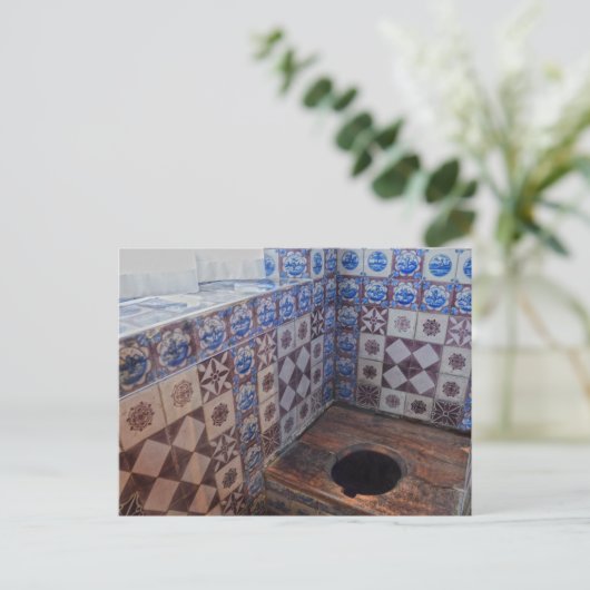 Royal Toilet in Rosenborg Castle, Kopenhagen Briefkaart (Staand voorkant)