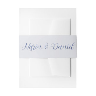 Royal Turkish Wedding Invitation Belly Band Uitnodigingen Wikkel