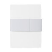 Royal Turkish Wedding Invitation Belly Band Uitnodigingen Wikkel (Achterkant Voorbeeld)