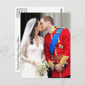 Royal Wedding Briefkaart (Voorkant / Achterkant)