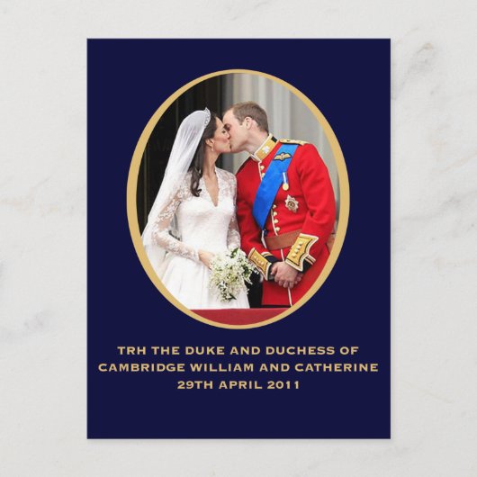 Royal Wedding Briefkaart (Voorkant)