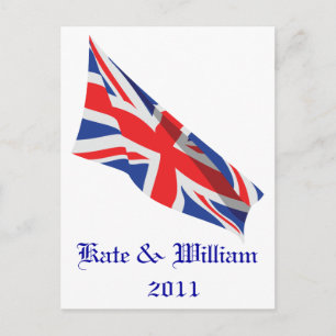 Royal Wedding/Kate en William Briefkaart