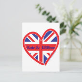 Royal Wedding/Kate & William Briefkaart (Staand voorkant)