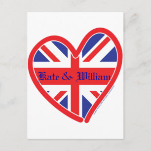 Royal Wedding/Kate & William Briefkaart