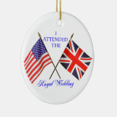 Royal Wedding Keramisch Ornament (Rechts)