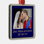 Royal Wedding Metalen Ornament (Rechts)