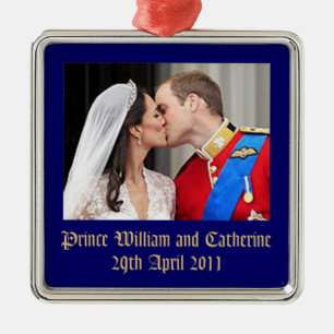 Royal Wedding Metalen Ornament