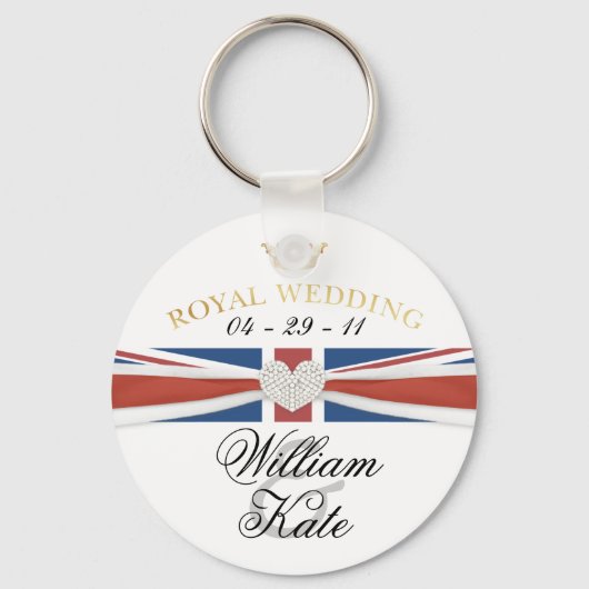 Royal Wedding - Prince William & Kate Collectibles Sleutelhanger (Voorkant)