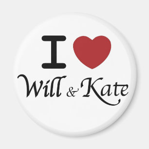 Royal Wedding Souvenirs voor William en Kate Magneet