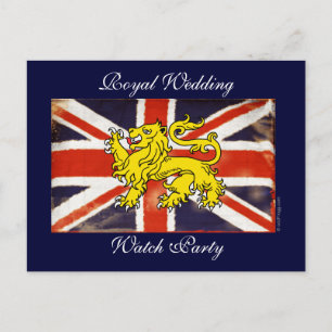 Royal Wedding Watch Party Briefkaart