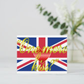 Royal Wedding Whispers Briefkaart (Staand voorkant)