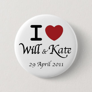 Royal Wedding William en Kate Button