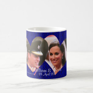 Royal Wedding William en Kate hearts mok