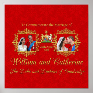 Royal Wedding - William en Kate Poster